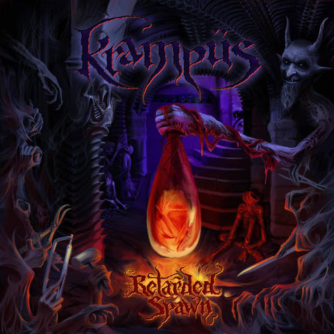 Krampus- Retarded Spawn CD on Metal Or Die Rec.