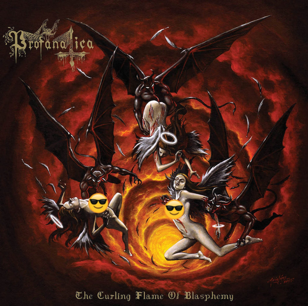 Profanatica- The Curling Flame Of Blasphemy CD on Hells Headbangers
