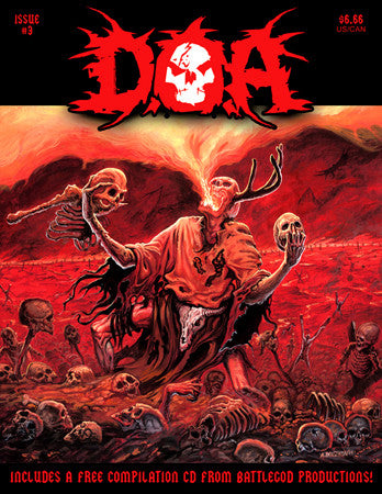 D.O.A.- Issue #3 Magazine / CD