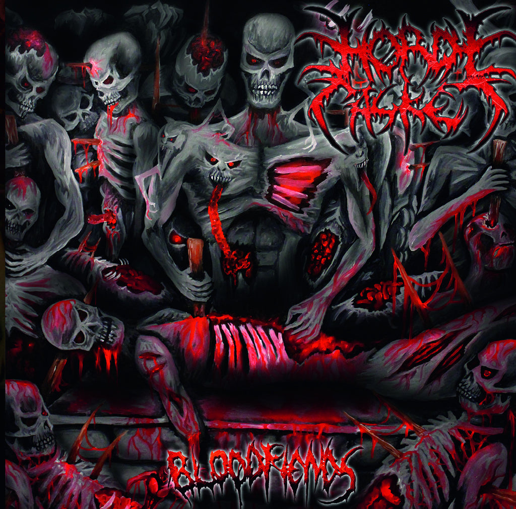 HORDE CASKET- Bloodfiends CD on Sevared Rec.