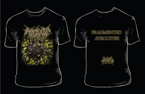 ABDICATE- Fragmented Atrocities T-SHIRT SMALL