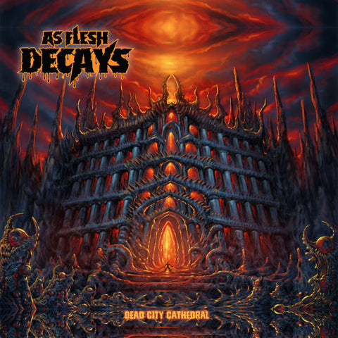 As Flesh Decays- Dead City Cathedral CD on 1054 Records