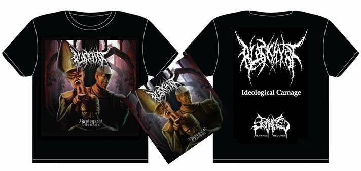 BLASKHYRT- Ideological Carnage CD / T-SHIRT PACKAGE S-XL