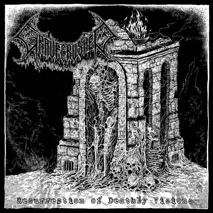 Gravecrusher- Resurrection Of Deathly Visions CD on Xtreem Music