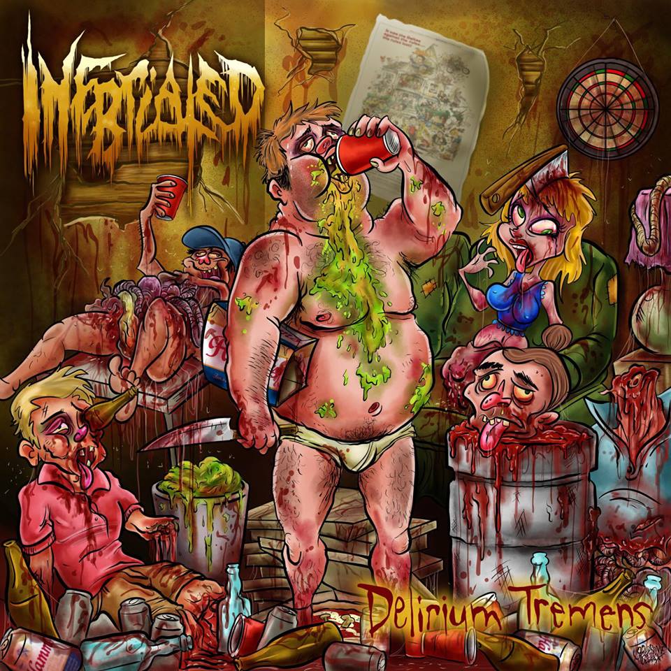 INEBRIATED- Delirium Tremens CD on Sevared Rec.