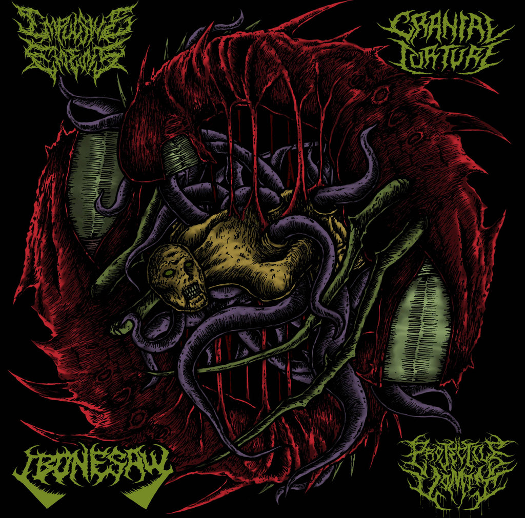 MINDANAO BRUTAL SICKNESS- 4 Way Split CD on Sevared Rec.
