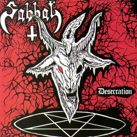 Sabbat- Desecration CD on Thrashingfist Prods.