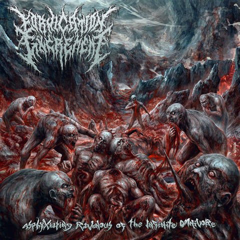 Fornication Excrement- Asphyxiating Ravenous Of The Infinite Carnivore CD on P.E.R.