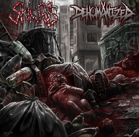 Skinless / Dehumanized- New York Death Metal Split CD on Brutal Mind