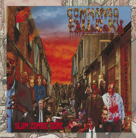 Commando FxUxCxKx- Slum Zombie Gore CD on Rotten Roll Rex