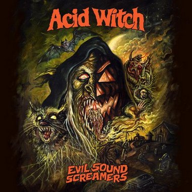 Acid Witch- Evil Sound Screamers CD on Hells Headbangers