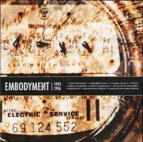 Embodyment- 1993-1996 CD on Burning Dogma