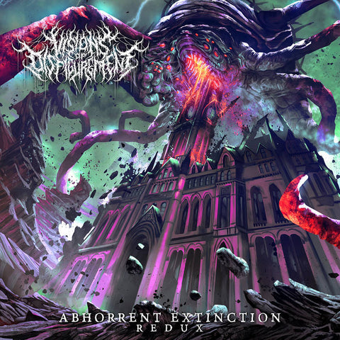 Visions Of Disfigurement- Abhorrent Extinction Redux CD on Reality Fade