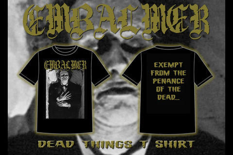 Embalmer- Dead Things T-SHIRT LARGE