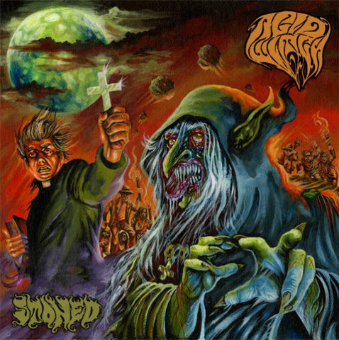 Acid Witch- Stoned CD on Hells Headbangers