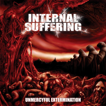 Internal Suffering- Unmercyful Extermination 12" GATEFOLD LP VINYL on Earsturbation Rec.
