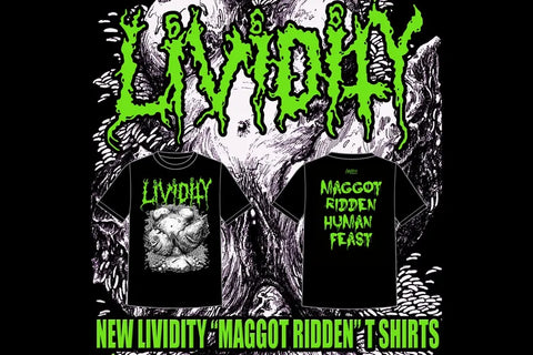 Lividity- Maggot Ridden T-SHIRT LARGE