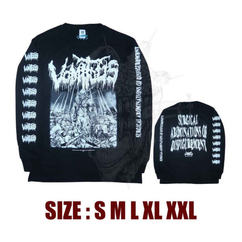 VOMITOUS- Surgical Abominations Of Disfigurement LONGSLEEVE T-SHIRT M-XL