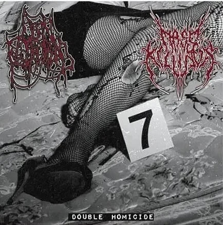 Mass Killings / Open Flesh Wound- Double Homicide Split CD on Cavernous Rec.