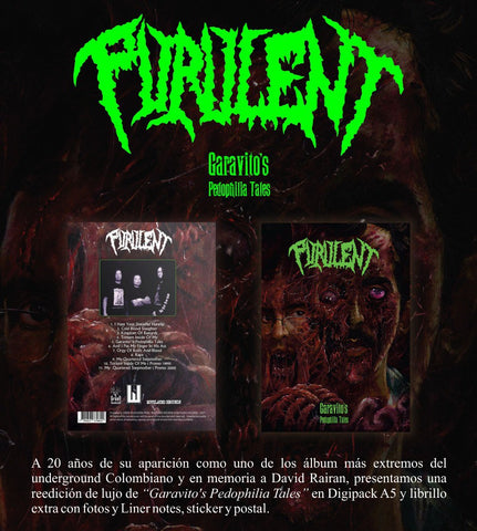 Purulent- Garavito's Pedophilia Tales DIGI-CD on Mutilated Rec.