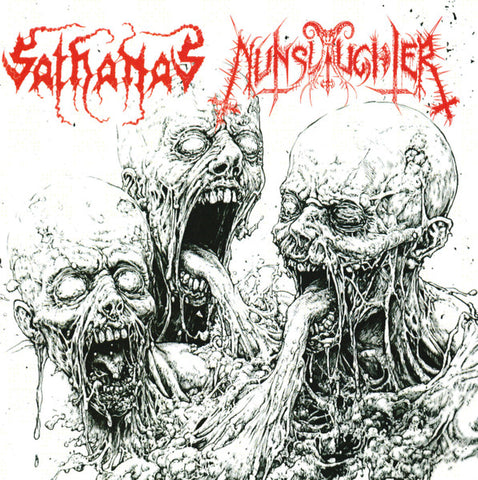 Nunslaughter / Sathanas- Split CD on Old Cemetery Rec.