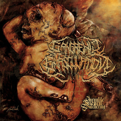 GANGRENIC EMASCULATION- Infantile Basement Butchering CD on Obscurity Rec.