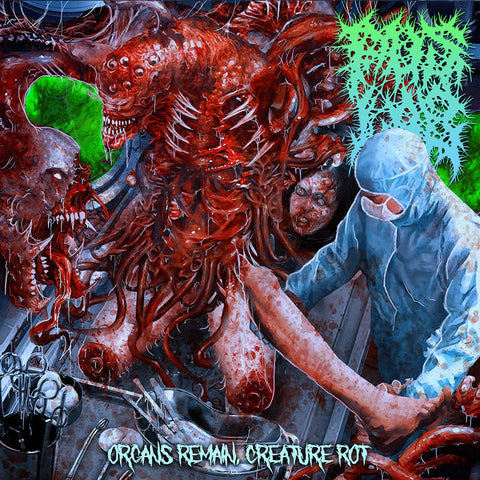 PUS LAB- Organs Remain, Creature Rot CD on Sevared Rec.