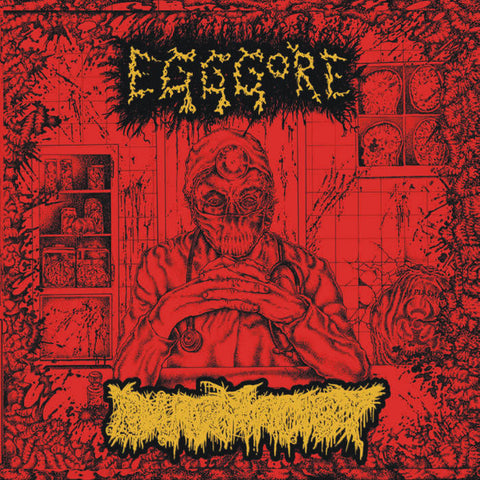 Pharmacist / Egggore- Split CD on Bizarre Leprous Prod.