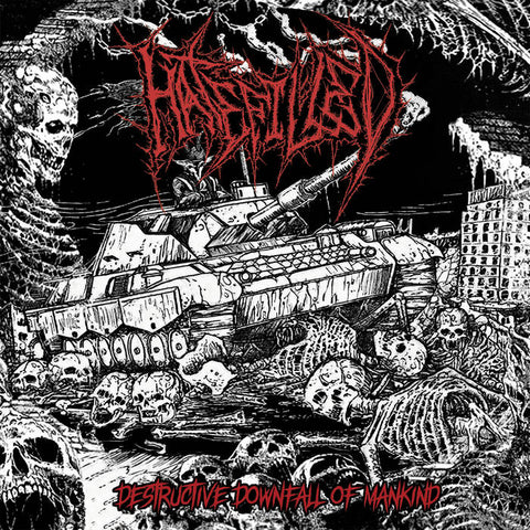 H*tefilled- Destructive Downfall Of Mankind CD on Bizarre Leprous Prod.