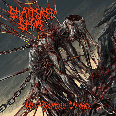 SHATTERED SPINE- Gore Drenched Carnage CD on Obscurity Rec.