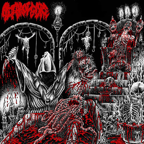 Altar Of Gore- Litanies Of The Unceasing Agonies CD on Nameless Grave Rec.