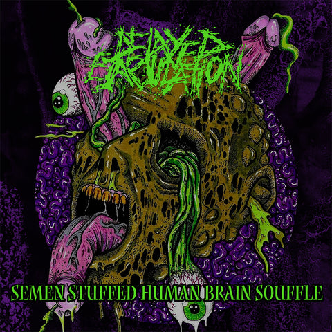 Delayed Ejaculation- Semen Stuffed Human Brain Souffle CD on Bizarre Leprous Prod.