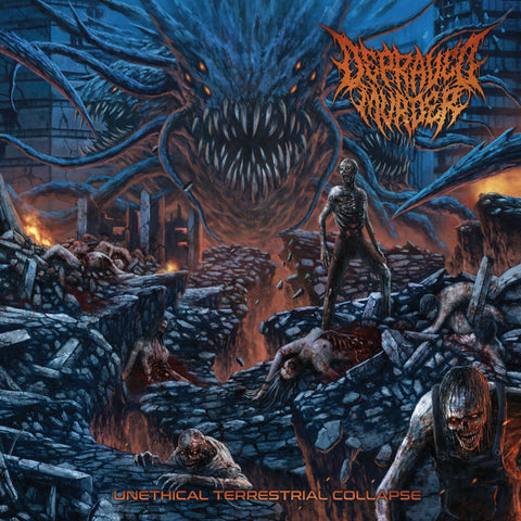 Depraved Murder- Unethical Terrestrial Collapse CD on Comatose Music