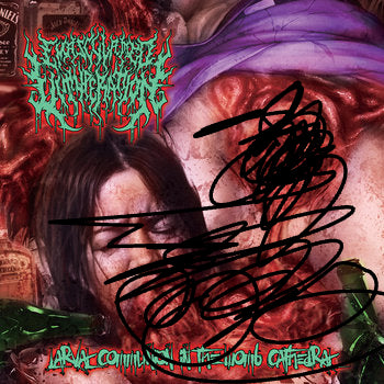 Emasculated Vituperation- Larval Communion In The Womb Cathedral CD w/ Slipcase on Amputated Vein