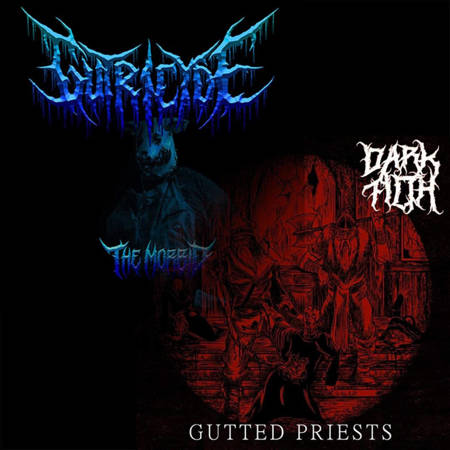 Dark Filth (Splattered Cadaver)- Gutted Priests / Gutricyde (Embalmed)- The Morbid- Split CD on Corpse Grisle