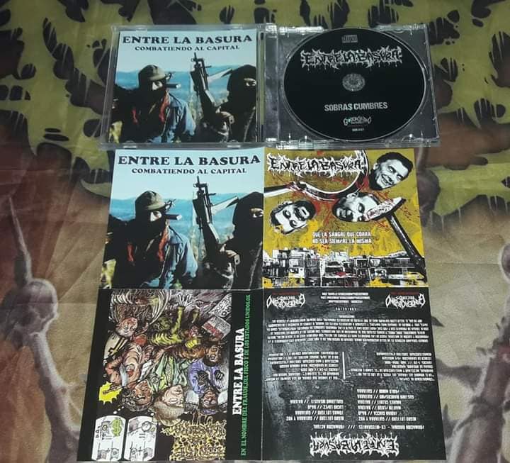 ENTRE LA BASURA- Sobras Cumbres Discography CD on Grinder Cirujano Rec.