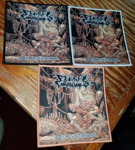 FLESH CONSUMED- Mutilate Eviscerate Decapitate FULL COLOR PATCHES