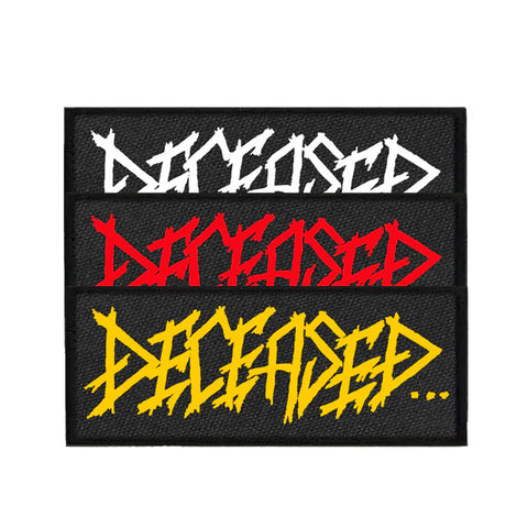 Deceased- Logo Patch WHITE LOGO