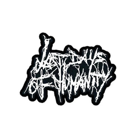 Last Days Of Humanity- Logo Patch White