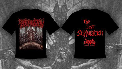 PROTRUSION- The Last Suppuration T-SHIRT on Sevared Rec. S-XXL  PRE-ORDER!!!