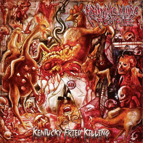 ANIMALS KILLING PEOPLE- Kentucky Fried Killing Re-Issue CD w/ Bonus Tracks on SEVARED REC.