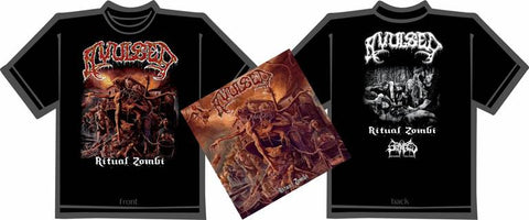 AVULSED- Ritual Zombi CD / T-SHIRT PACKAGE SMALL