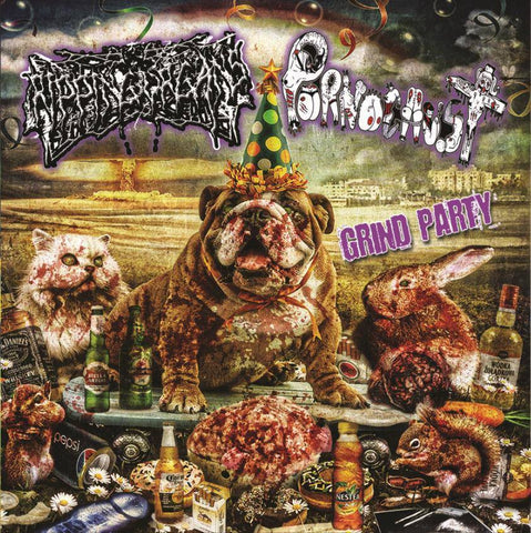 Ripping Organs vs Pornocaust- Split CD on Splatter Zombie Rec.