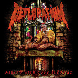 Defloration- Abused With Gods Blessing CD on War Anthem Rec.