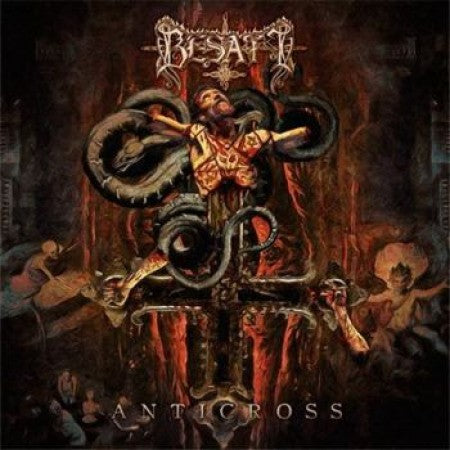Besatt- Anticross CD on Warheart Records