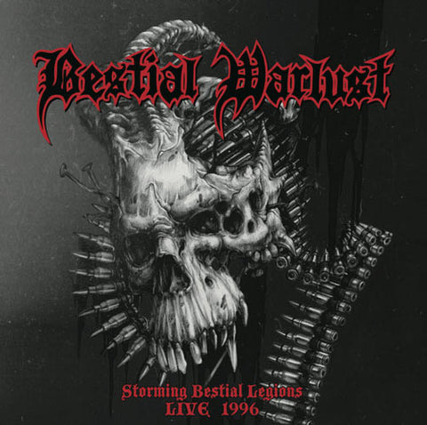 Bestial Warlust- Storming Bestial Legions Live 1996 CD on Hells Headbangers