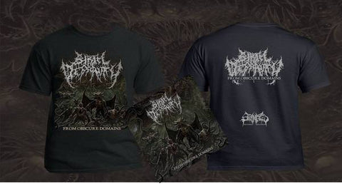 BIRTH OF DEPRAVITY- From Obscure Domains CD / T-SHIRT PACKAGE DEAL OUT NOW!!!