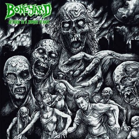 Boneyard- Return To A Zombie Planet CD on Meat 5000 Rec.