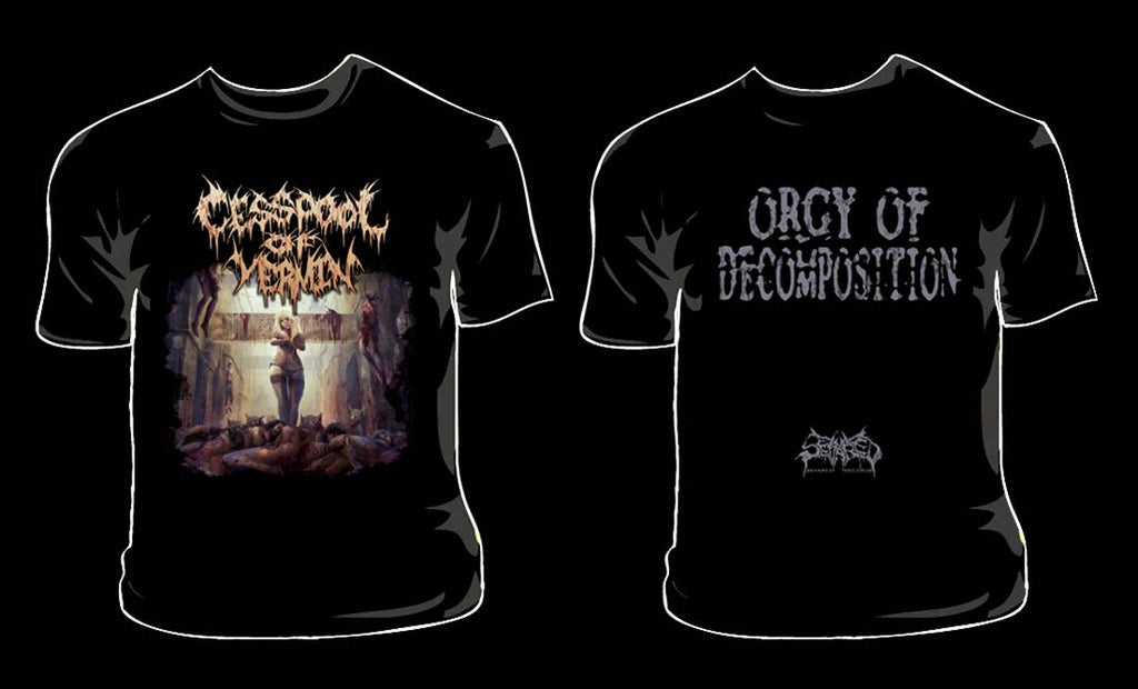 CESSPOOL OF VERMIN- Orgy Of Decomposition T-SHIRT S-XL