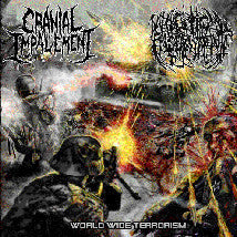 CRANIAL IMPALEMENT / NECROPTIC ENGORGEMENT- Split CD on Coyote R